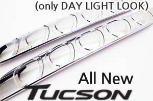[ Tucson 2016 auto parts ] Chrome Day Light Molding Made in Korea